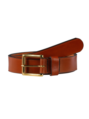 Pat Gold 40mm Cognac Gürtel by BASIC BELTS – 105, Ceinture cuir