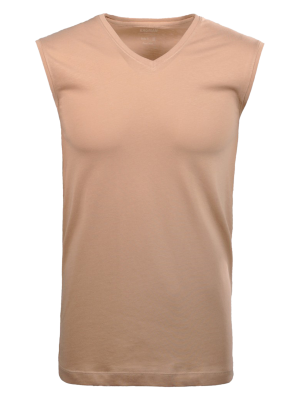 Ragman Tanktop V-Neck Slim Fit 2-Pack – S, Herren T-Shirt