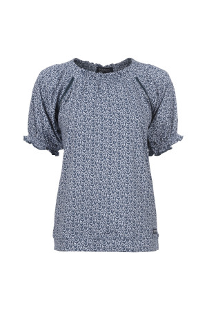 Soquesto Damen T-Shirt gerade PhiliaSOQ Blau L/40