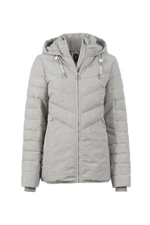 Soquesto Damen Jacke gerade OrelySOQ Beige 42