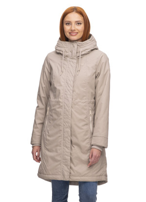 Ragwear Damen Mantel tailliert Declana Beige M