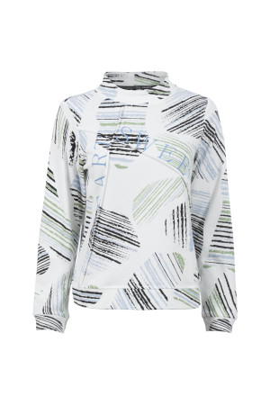 Soquesto Damen Pullover gerade OlaSOQ offwhite M/38