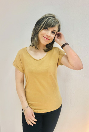 Munich Freedom Damen T-Shirt bequem & leger beige XXL