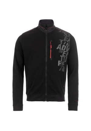Questo Herren Jacke gerade Schwarz 3XL