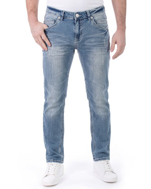 Blue Monkey Herren Jeans eng Freddy 4588 Blau W42-L32