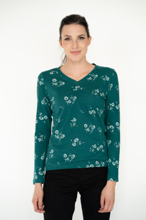 einfach Schön Langarmshirt Regina petrol