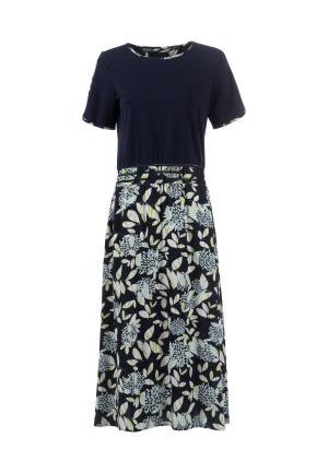 Soquesto Damen Kleid tailliert Norgard Blau XXL/44