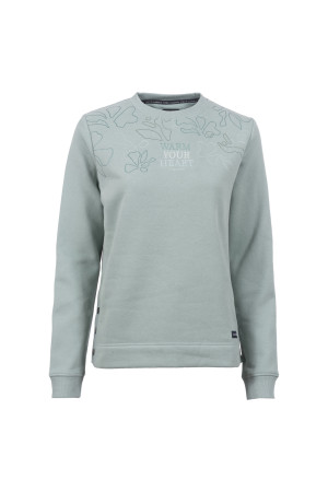 Soquesto Damen Pullover gerade OlivSOQ Grün M/38