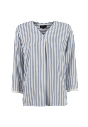 Soquesto Damen Bluse gerade OrlaSOQ Blau 36
