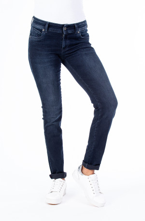 Blue Monkey Damen Jeans eng Laura Blau W34-L32