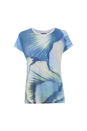 Soquesto Damen T-Shirt gerade OtreraSOQ Blau XL/42