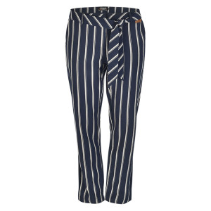 Soquesto Damen Hose gerade Dunkelblau 42