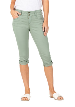 Timezone Damen Jeans eng EnyaTZ Grün 28