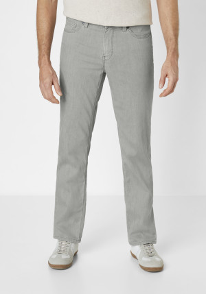 Paddock's Herren Jeans eng Pipe Motion & Comfort Grau W33-L38 extra lang