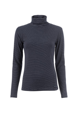 Soquesto Damen Langarmshirt tailliert Murisa Dunkelblau XXL/44