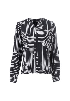 Soquesto Damen Bluse gerade NataschaSOQ Blau 36