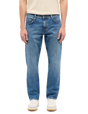 Mustang Herren Jeans gerade Denver Blau W32-L38 extra lang