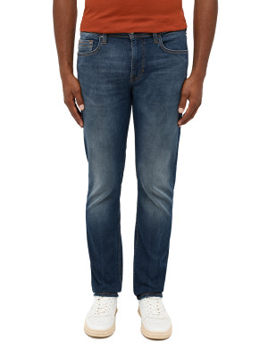 Mustang Herren Jeans eng Vegas Blau W38-L38 extra lang