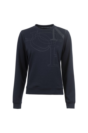 Soquesto Damen Pullover gerade OsmaSOQ Blau XS/34