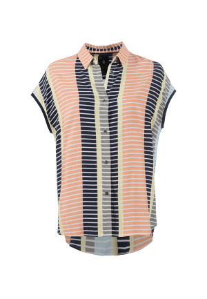 Soquesto Damen Bluse gerade Noana multicolor 38