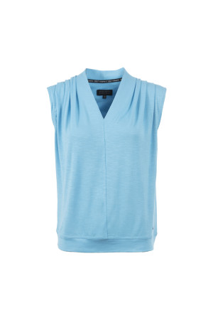 Soquesto Damen Top gerade OladaSOQ Blau XL/42