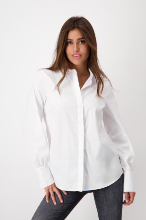 Monari Damen Bluse gerade Weiß 38