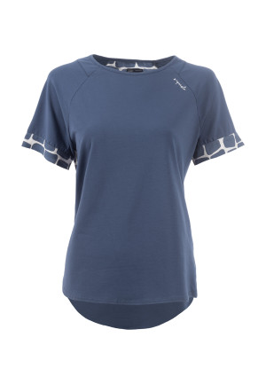 Soquesto Damen T-Shirt gerade Blau S/36