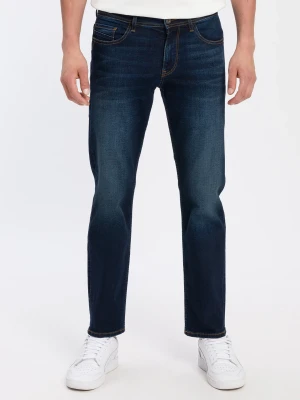 Cross Herren Jeans gerade Antonio Blau W31-L30 extra lang