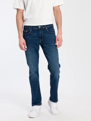 Cross Herren Jeans gerade Dylan Blau W34-L34 extra lang