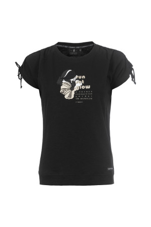 Soquesto Damen T-Shirt gerade PamiraSOQ Schwarz M/38