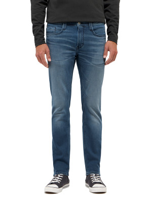 Mustang Herren Jeans eng Oregon Blau W35-L40 extra lang