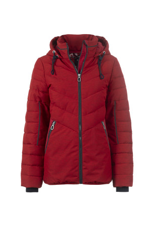 Soquesto Damen Jacke gerade OrelySOQ Rot 40