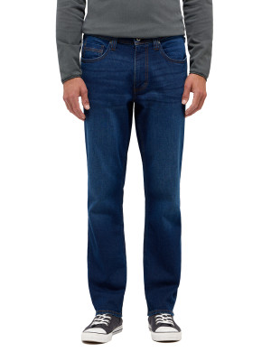 Mustang Herren Jeans gerade Washington Blau W44-L38 extra lang