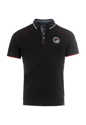 Questo Herren Poloshirt gerade HartwigQU Schwarz M