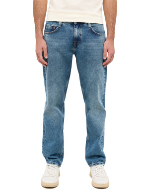 Mustang Herren Jeans gerade Denver Blau W36-L40 extra lang