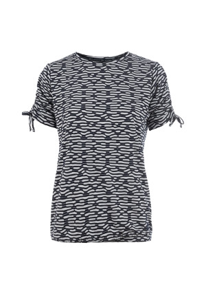 Soquesto Damen T-Shirt gerade OliveraSOQ dunkelblau S/36