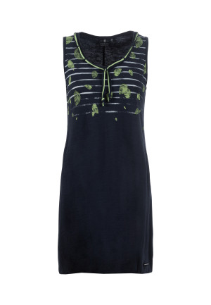 Soquesto Damen Kleid tailliert Ninifee Blau XS/34