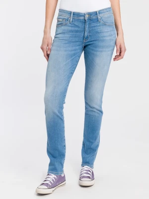 Cross Damen Jeans eng Anya Hellblau W32-L32