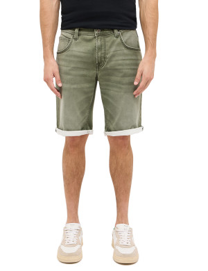 Mustang Herren kurze Hose eng Chicago Shorts Z Grün 38