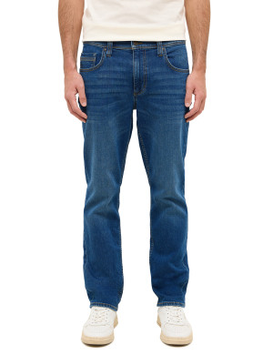 Mustang Herren Jeans gerade Washington Blau W44-L40 extra lang