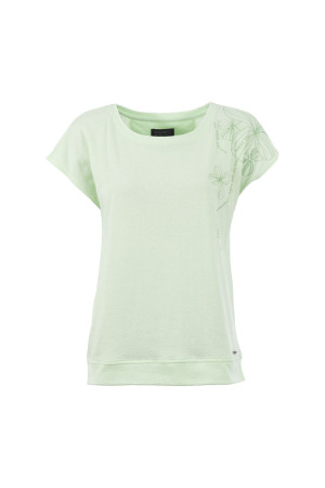 Soquesto Damen T-Shirt gerade OfraSOQ Grün L/40