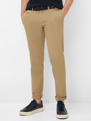 Brax Herren Hose gerade Style Fabio In Braun W35-L38 extra lang