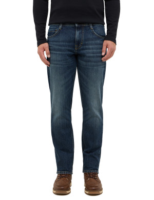 Mustang Herren Jeans gerade Denver Blau W42-L38 extra lang