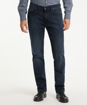 Pioneer Jeans Herren Jeans gerade Rando dark blue used W42-L40 extra lang