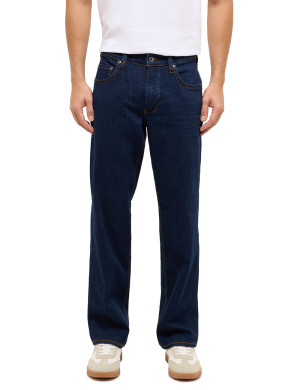 Mustang Herren Jeans gerade Big Sur Blau W35-L40 extra lang