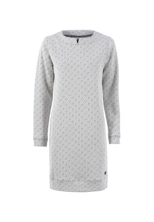 Soquesto Damen Kleid gerade NertilaSOQ Weiß XXL/44