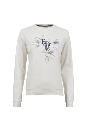 Soquesto Damen Pullover gerade OyamaSOQ Beige XL/42