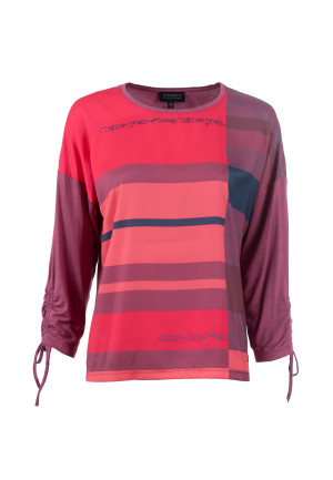Soquesto Damen Bluse gerade PunamSOQ Rot 38