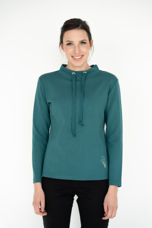einfach Schön Damen Pullover gerade Peggy Blau 44