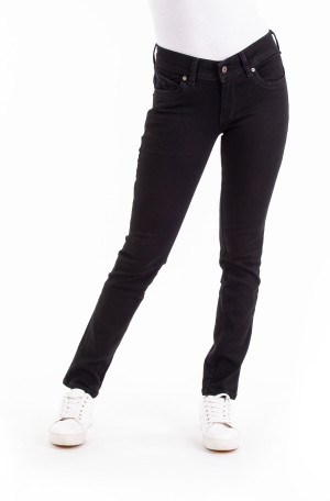 Blue Monkey Damen Jeans eng Laura Schwarz W32-L32